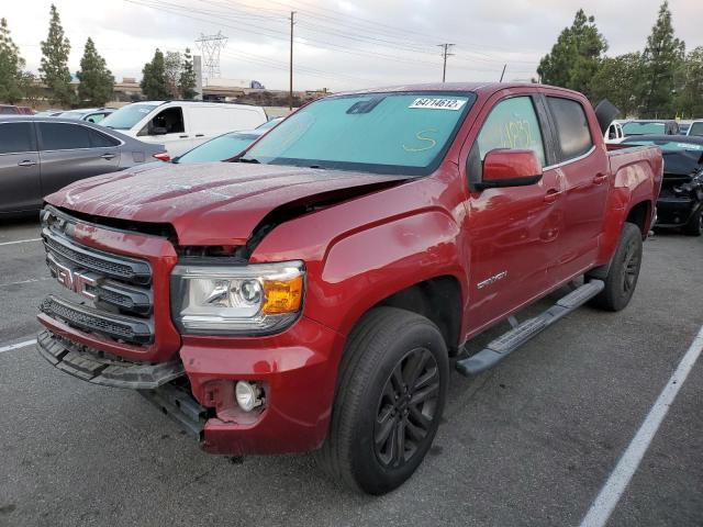 1GTG5CEN8K1290961 - 2019 GMC CANYON SLE RED photo 2