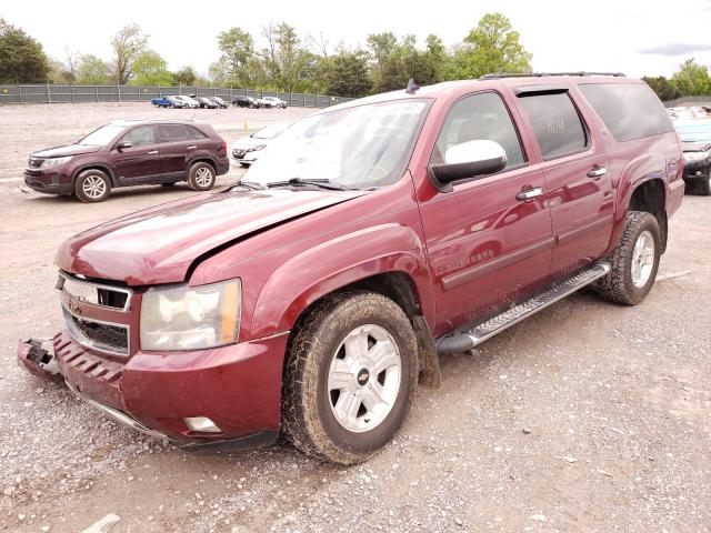 3GNFK16358G282291 - 2008 CHEVROLET SUBURBAN K MAROON photo 2