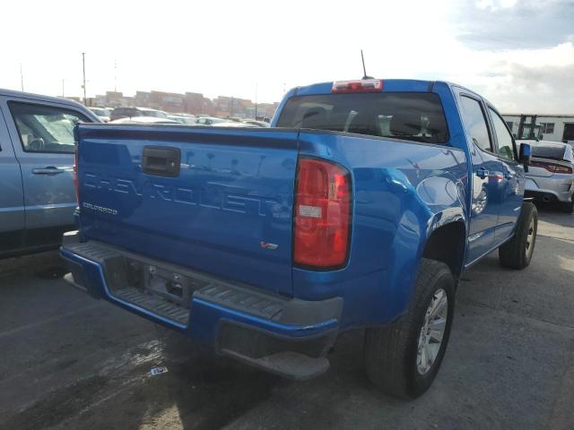1GCGSCEN9M1209798 - 2021 CHEVROLET COLORADO L BLUE photo 4