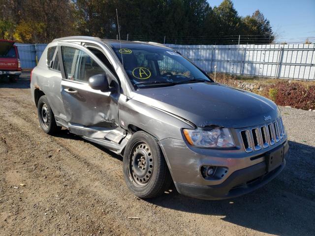 1C4NJCAB5CD666837 - 2012 JEEP COMPASS GRAY photo 1