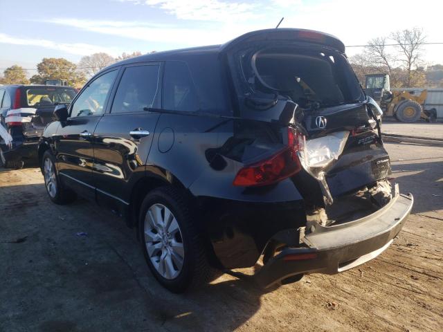 5J8TB1H21CA001077 - 2012 ACURA RDX BLACK photo 3