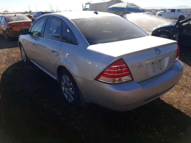 1MEHM42147G614358 - 2007 MERCURY MONTEGO PR 银色 照片 3