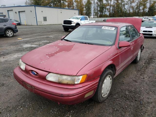 1FALP52U2RG236195 - 1994 FORD TAURUS GL RED photo 2