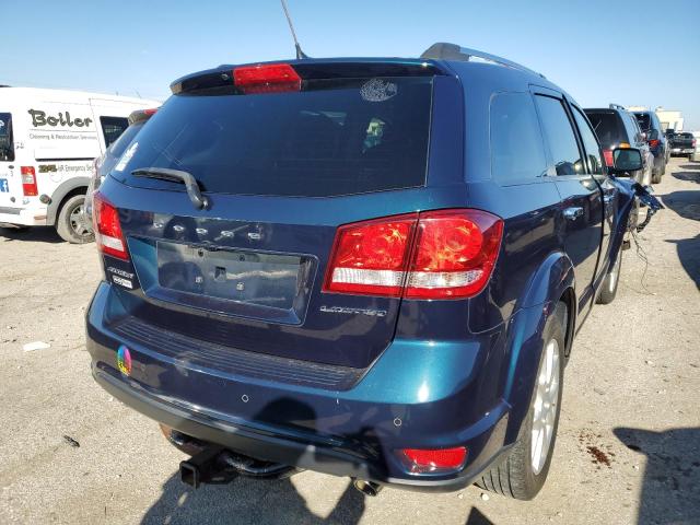 3C4PDCDG0ET185432 - 2014 DODGE JOURNEY LI BLUE photo 4