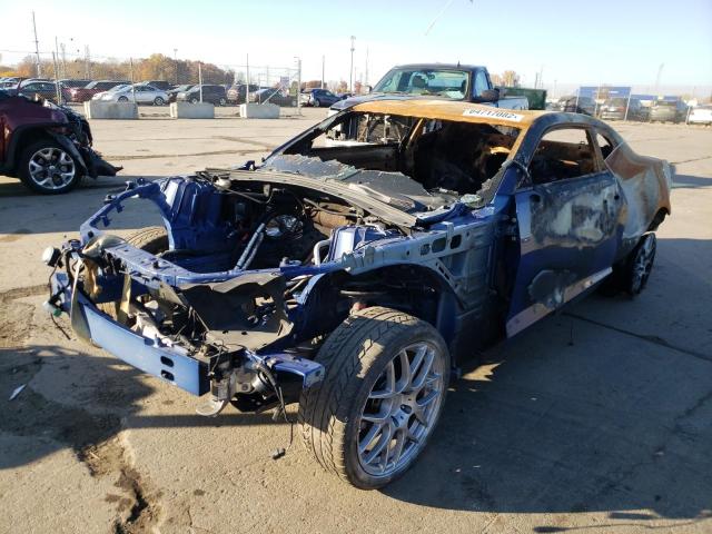 1G1FK1R66M0100961 - 2021 CHEVROLET CAMARO ZL1 蓝色 照片 2