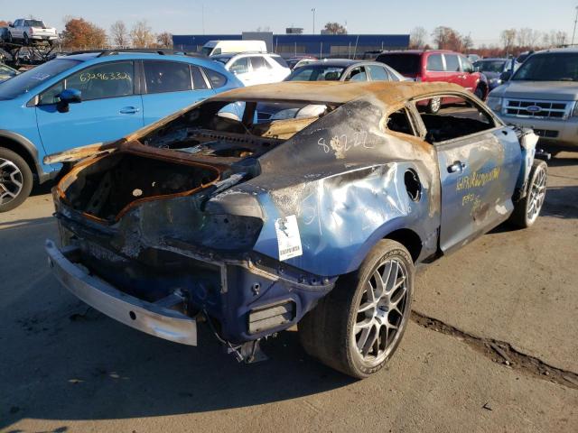 1G1FK1R66M0100961 - 2021 CHEVROLET CAMARO ZL1 蓝色 照片 4