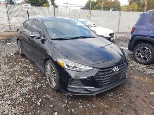 KMHD04LB9HU345730 - 2017 HYUNDAI ELANTRA SP BLACK photo 1