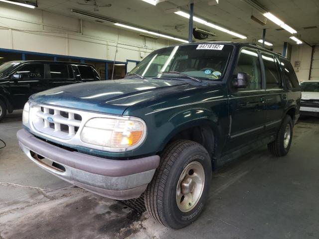 1FMDU34X6VUD35290 - 1997 FORD EXPLORER GREEN photo 2