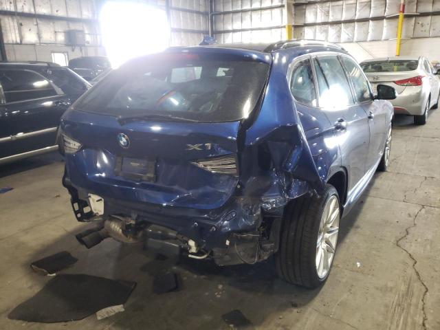 WBAVM5C55EVV93120 - 2014 BMW X1 XDRIVE3 BLUE photo 4