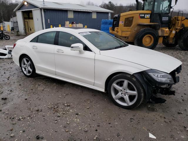 WDDLJ6HB8FA147338 - 2015 MERCEDES-BENZ CLS 400 4M WHITE photo 4