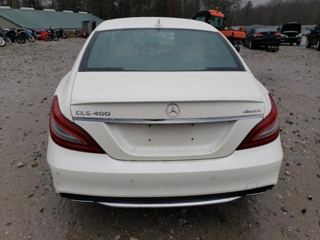 WDDLJ6HB8FA147338 - 2015 MERCEDES-BENZ CLS 400 4M WHITE photo 6