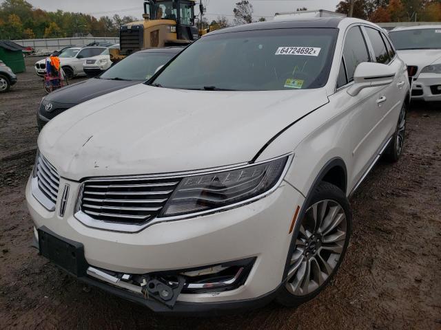 2LMPJ8LR3GBL29112 - 2016 LINCOLN MKX RESERV WHITE photo 2