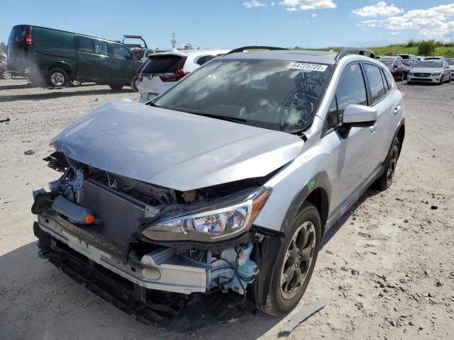 JF2GTAEC6M8207659 - 2021 SUBARU CROSSTREK SILVER photo 2