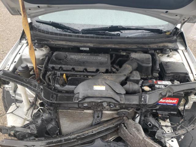 KNAFU4A29A5261747 - 2010 KIA FORTE EX SILVER photo 7