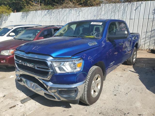 1C6RREGT4KN596432 - 2019 RAM 1500 TRADE BLUE photo 2