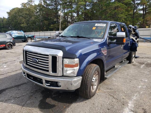 1FTSW20R79EB14045 - 2009 FORD F250 SUPER BLUE photo 2