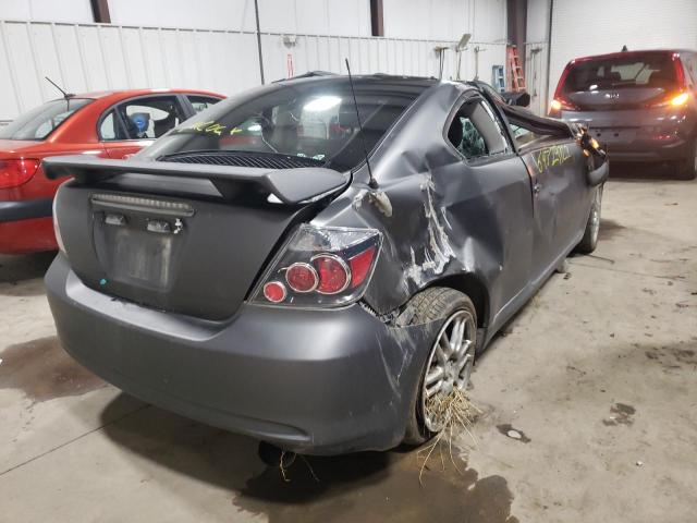 JTKDE177750026056 - 2005 TOYOTA SCION TC 灰色 照片 4