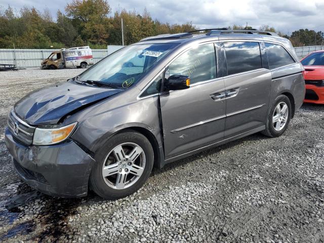 5FNRL5H91BB072702 - 2011 HONDA ODYSSEY TO GRAY photo 2