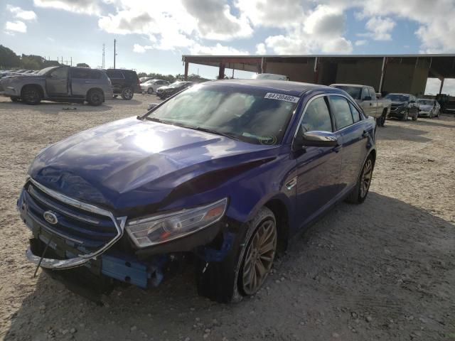 1FAHP2F8XDG110130 - 2013 FORD TAURUS LIM BLUE photo 2