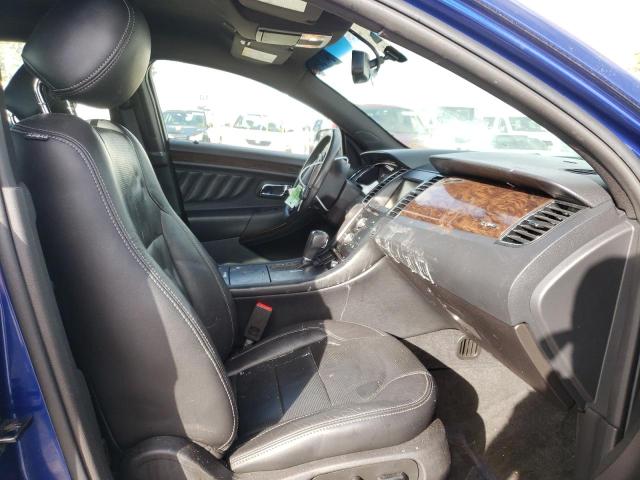 1FAHP2F8XDG110130 - 2013 FORD TAURUS LIM BLUE photo 5