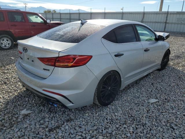 KMHD04LB8HU365502 - 2017 HYUNDAI ELANTRA SP GRAY photo 4