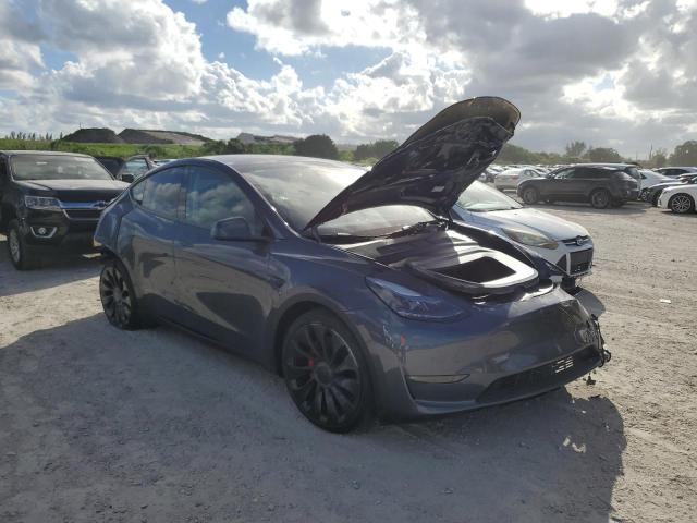 7SAYGDEF0NF494634 - 2022 TESLA MODEL Y GRAY photo 1