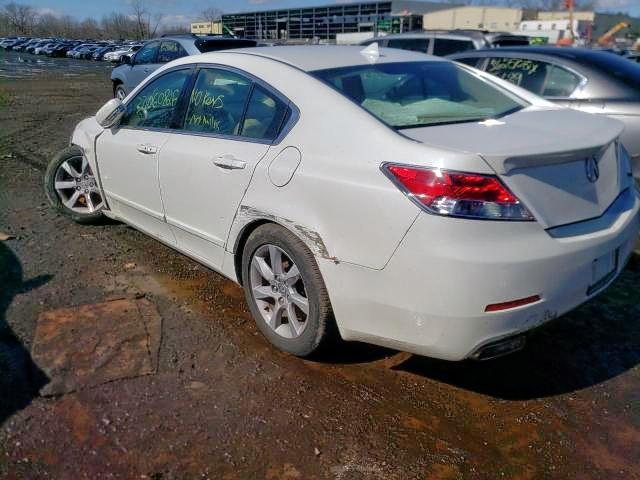 19UUA8F59DA009331 - 2013 ACURA TL TECH WHITE photo 3