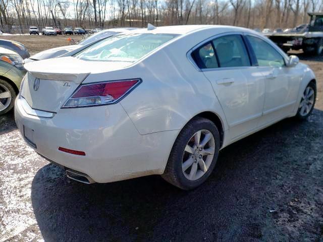 19UUA8F59DA009331 - 2013 ACURA TL TECH WHITE photo 4