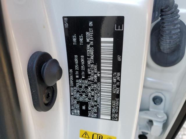 JTJYARBZ4K2140265 - 2019 LEXUS NX 300 BAS 白色 照片 10