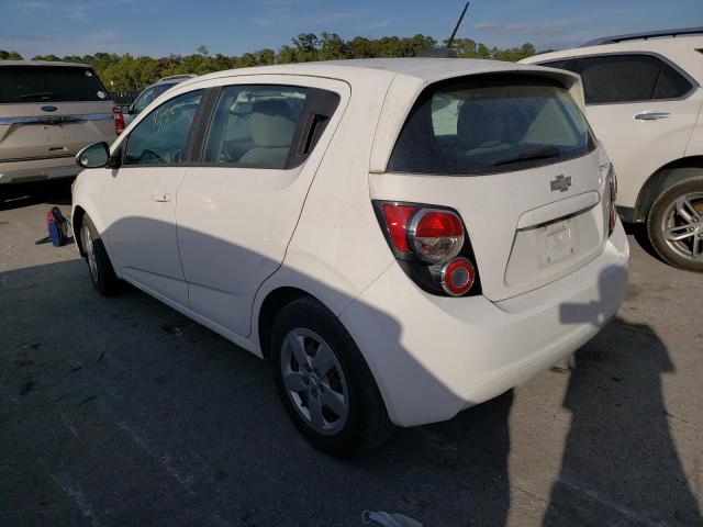1G1JA6SH2F4189395 - 2015 CHEVROLET SONIC LS WHITE photo 3