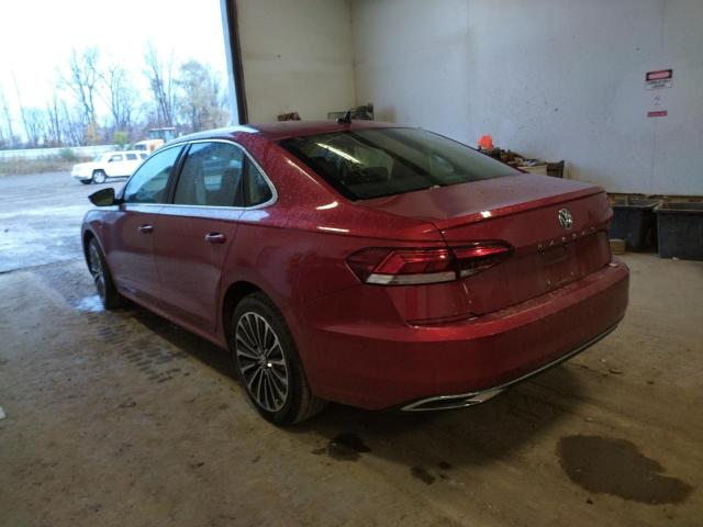 1VWBA7A39NC009967 - 2022 VOLKSWAGEN PASSAT LIM RED photo 3