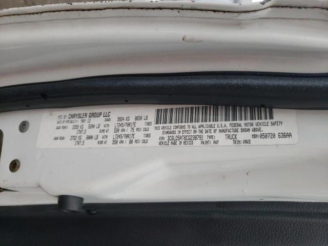 3C6LD5AT8CG238791 - 2012 DODGE RAM 2500 S Ağ foto 10