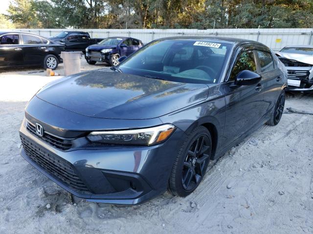 2HGFE2F56NH575203 - 2022 HONDA CIVIC SPOR GRAY photo 2