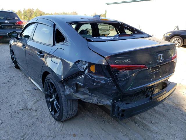 2HGFE2F56NH575203 - 2022 HONDA CIVIC SPOR GRAY photo 3