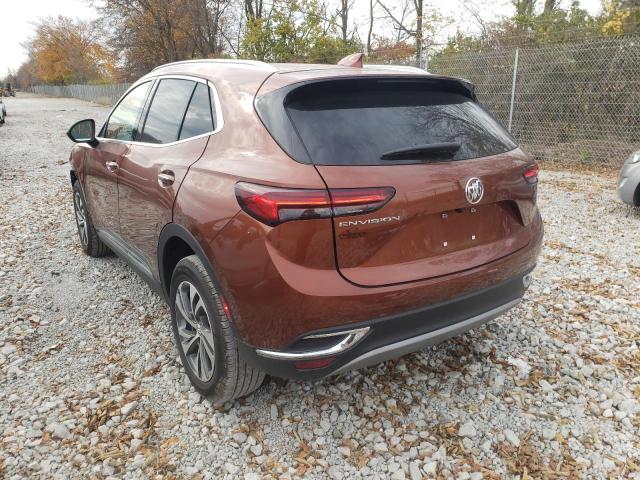 LRBFZNR48ND125555 - 2022 BUICK ENVISION E BROWN photo 3