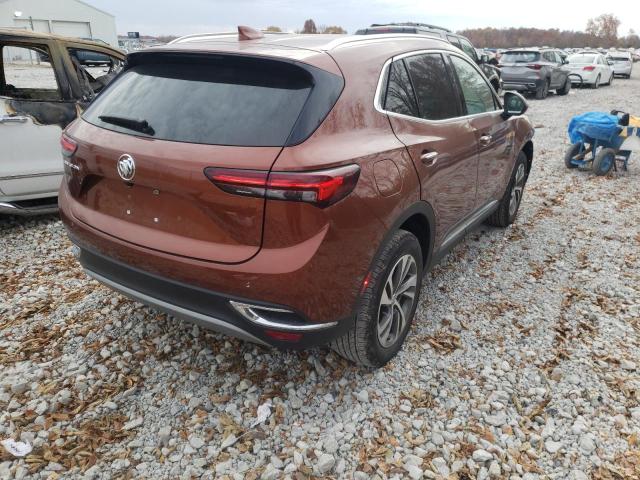 LRBFZNR48ND125555 - 2022 BUICK ENVISION E BROWN photo 4