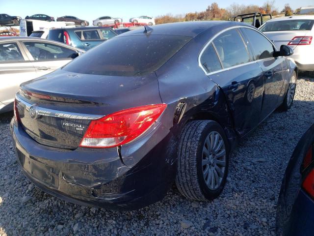 W04GS5EC3B1112016 - 2011 BUICK REGAL CXL BLUE photo 4