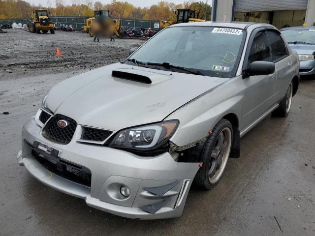 JF1GD79606G515573 - 2006 SUBARU IMPREZA WR SILVER photo 2