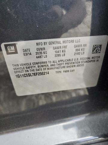 1G11C5SL7EF256214 - 2014 CHEVROLET MALIBU 1LT 灰色 照片 12