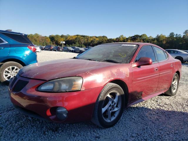 2G2WR524341197063 - 2004 PONTIAC GRAND PRIX ბურგუნდია ფოტო 2