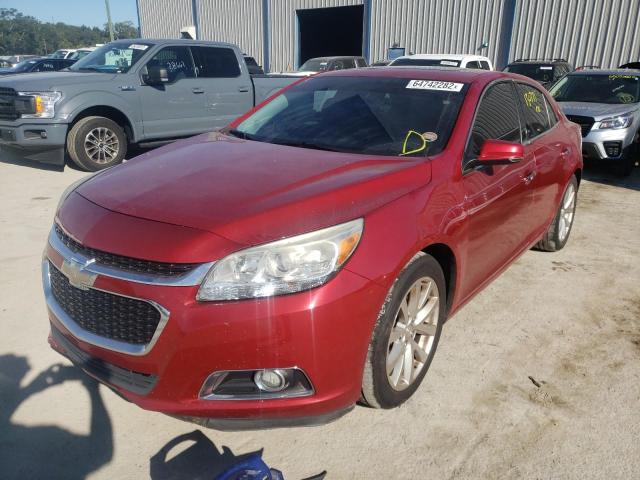 1G11H5SL9EF254479 - 2014 CHEVROLET MALIBU LTZ წითელი ფოტო 2