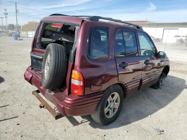 2CNBJ634136925918 - 2003 CHEVROLET TRACKER LT BURGUNDY photo 4