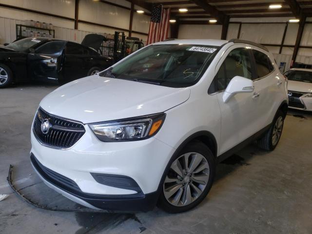 KL4CJASB7HB249520 - 2017 BUICK ENCORE PRE WHITE photo 2