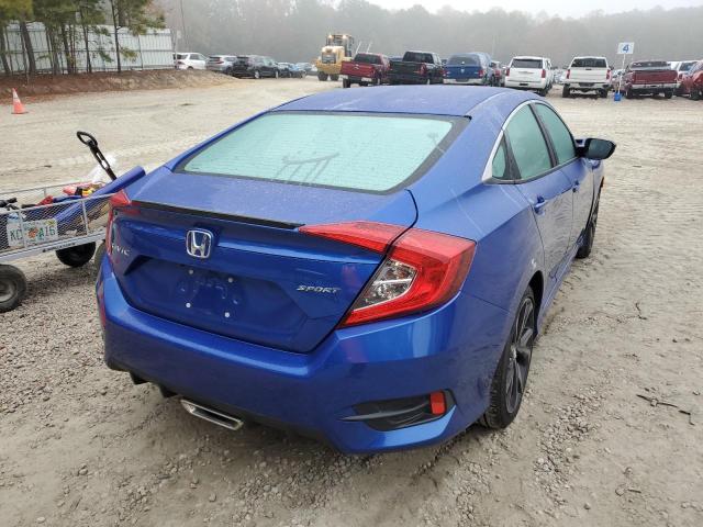2HGFC2F83KH543661 - 2019 HONDA CIVIC SPOR BLUE photo 4