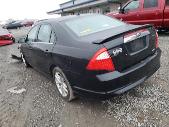 3FAHP0JG1BR149486 - 2011 FORD FUSION SEL BLACK photo 3