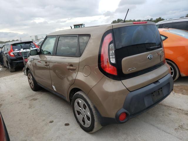 KNDJN2A2XF7193887 - 2015 KIA SOUL TAN photo 3