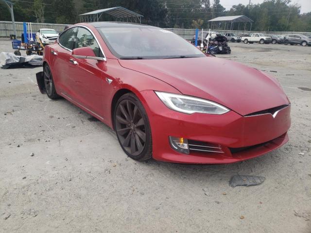 5YJSA1E28HF185188 - 2017 TESLA MODEL S Burdeos foto 1