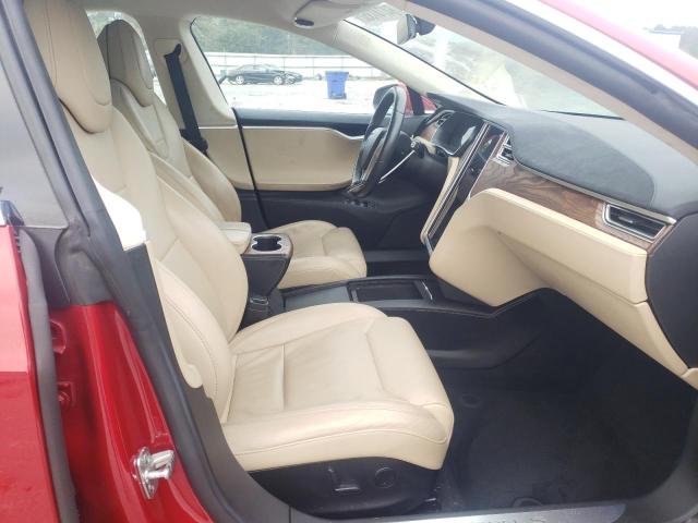 5YJSA1E28HF185188 - 2017 TESLA MODEL S Burdeos foto 5