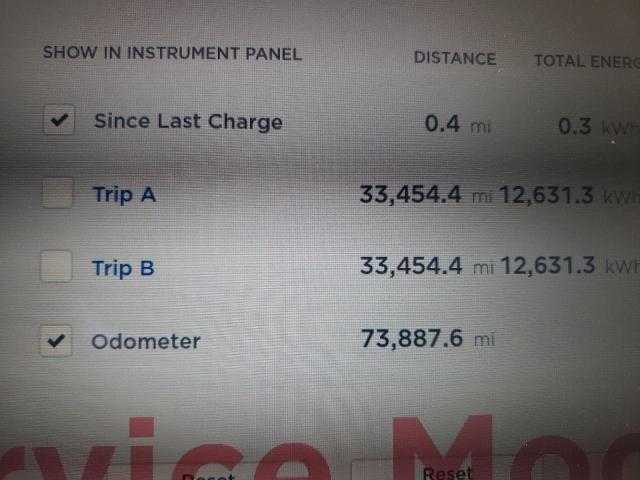 5YJSA1E28HF185188 - 2017 TESLA MODEL S Burdeos foto 8