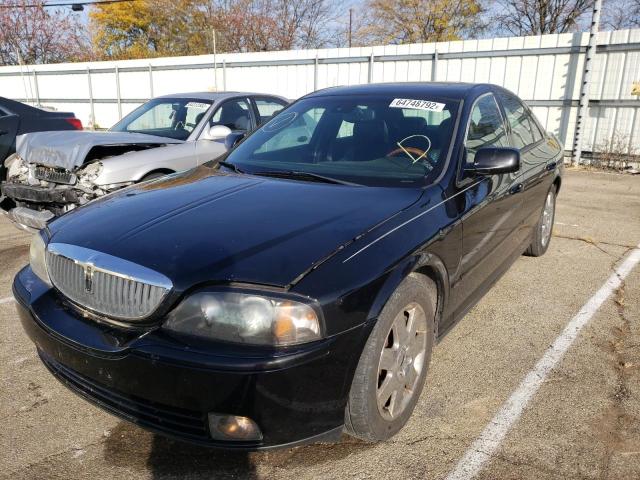 1LNHM87A74Y630296 - 2004 LINCOLN LS BLACK photo 2